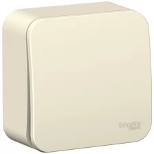 Выключатель SCHNEIDER ELECTRIC BLANCA 1-клавишный (cх.1) изол.ПЛ., 10А, 250B, молочный