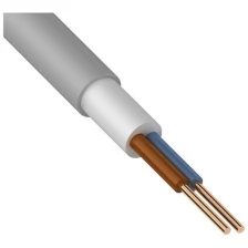 Калужский кабельный завод Кабель силовой NUM Калужский кабельный завод 2x1.5 мм круглый 100м серый ГОСТ