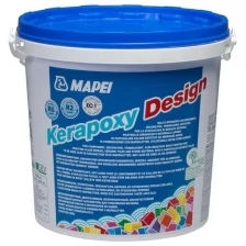 Затирка эпоксидная для швов Kerapoxy design MAPEI Керапокси дизайн мапеи № 116 серый мускус, 3 кг