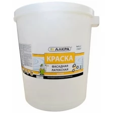 Краска Лакра латексная фасадная 6,5кг, белая