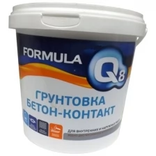 Грунтовка бетон-контакт акриловая Formula Q8, 6 кг