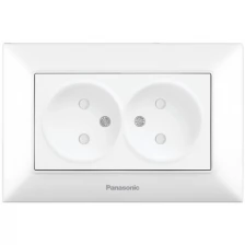 Panasonic Розетка силовая Panasonic Arkedia Slim (WNTC02142WH-RU) скрыт. штор. IP20 белый (упак.:1шт)