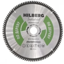 Диск пильный Hilberg Industrial Дерево 255*30*100Т HW257