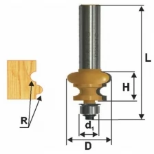 Фреза кромочная фигурная ф25.4 x 16, r3.2, хвостовик 8 мм Энкор 10692