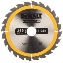 Пильный диск DeWALT Construction DT1944-QZ 190х30 мм