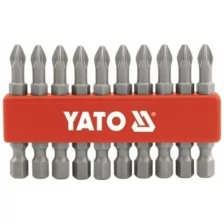 YATO Набор бит YATO PH2 1/4 10 предметов YT-0478