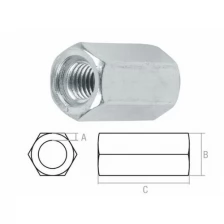 Гайка М20 удлиняющая, цинк STARFIX SMP-86973-1