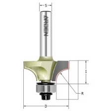 Фреза внутр.радиус (нижн. подш.) Z=2 R=3 D=18.7x12.7x56 S=8 ARDEN
