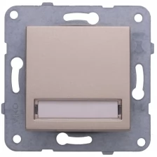 Кнопка звонка Panasonic Karre&Arkedia скрыт. 1кл. IP20 бронза (упак.:1шт) (WKTT00202BR-RU)