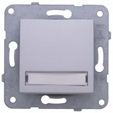 Кнопка звонка Panasonic Karre&Arkedia скрыт. 1кл. IP20 дымчатый (упак.:1ш т) (WKTT00202SL-RU)