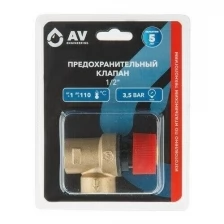 Предохранительный клапан 1/2" 3,5 бар AV ENGINEERING