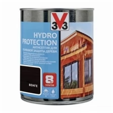 Антисептик акриловый V33 HYDRO PROTECTION 117409, для дерева, полуглянец, венге, 0,9л