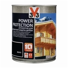 Антисептик алкидный V33 POWER PROTECTION 117391, полуглянец, венге, 0,9л