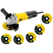 Углошлифовальная машина (болгарка) STANLEY HAND TOOLS STANLEY SG7125D (5 кругов в комплекте)