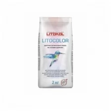 Цементная затирка LITOKOL LITOCOLOR L.13 графит 2 кг