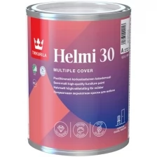 TIKKURILA HELMI 30 краска акрилатная для мебели универсальная, полуматовая, база A (0,9л)