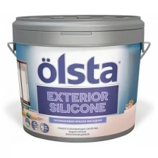 Краска фасадная Olsta Exterior Silicone Бесцветный 9 л