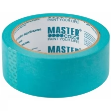 Малярная бумажная лента для деликатных поверхностей MASTER COLOR 38 мм х 25 м 30-6133