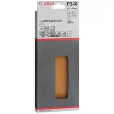 Шлифлисты BOSCH C470 Best for Wood+Paint 8 отв. 93x230 К240, 10 шт.