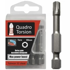 Бита 1/4" 40-50мм Torx (10 шт./кор.) "Quadro Torsion" (20/120) 434050